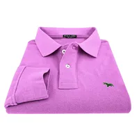 Polos brodés 100% coton pour hommes, chemises à manches longues, petit LOGO, vêtements décontractés, mode sportive, haute qualité 6