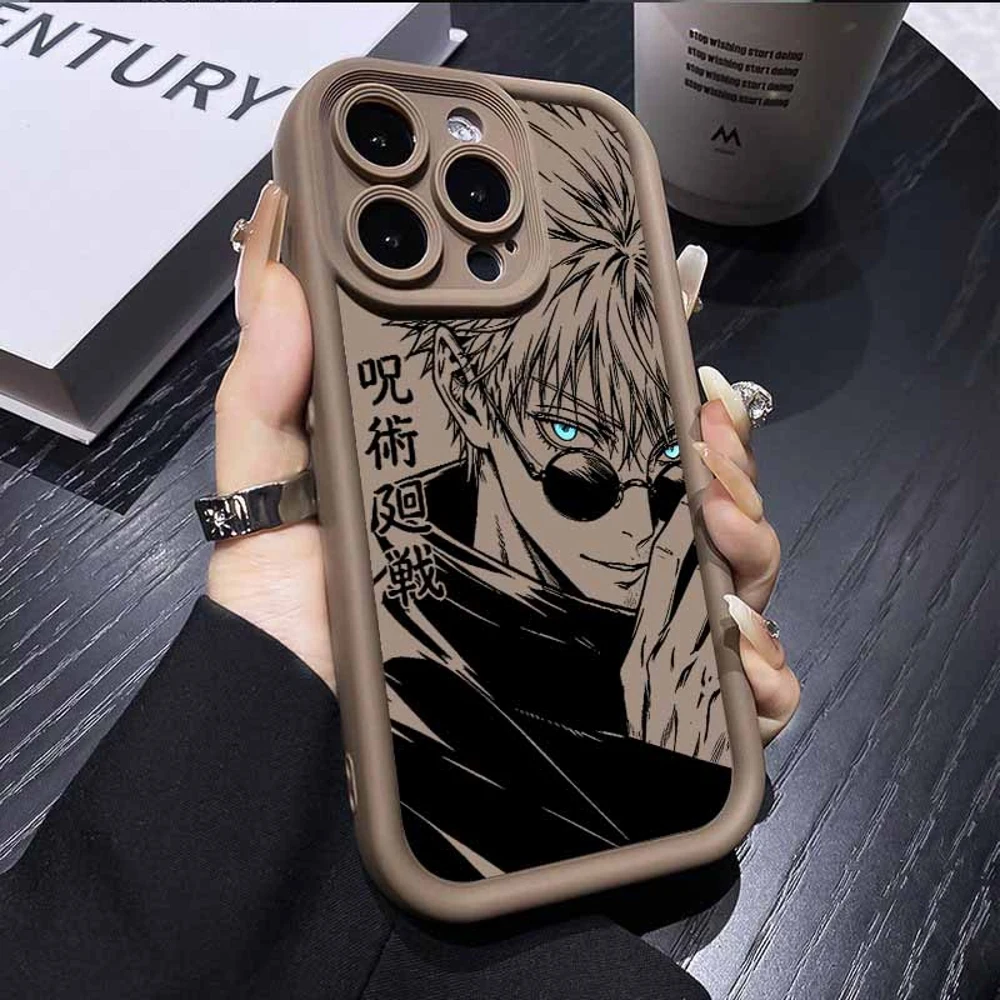 Jujutsu Kaisen Satoru Gojo & Sukuna Eye Design Soft Phone Case