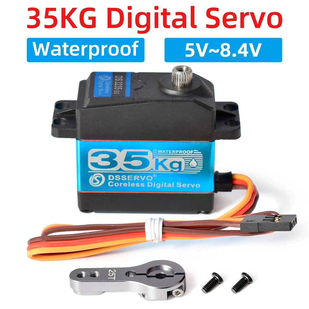 サーボ DS3235 35kg 180度 3個セット Ds3235プロデジタルサーボモーター,防水,ステンレス鋼,180/270度