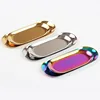 Simple Nordic Ins Oval Tray Stainless Steel Jewelry Storage Tray Multi-purpose Desktop Storage Tray Metal Home  Pantry Organizer 6