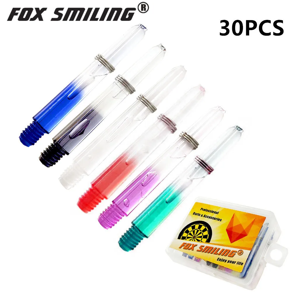 Fox Smiling 30pcs 2BA 35mm Darts Shafts Nylon Dart Shaft For