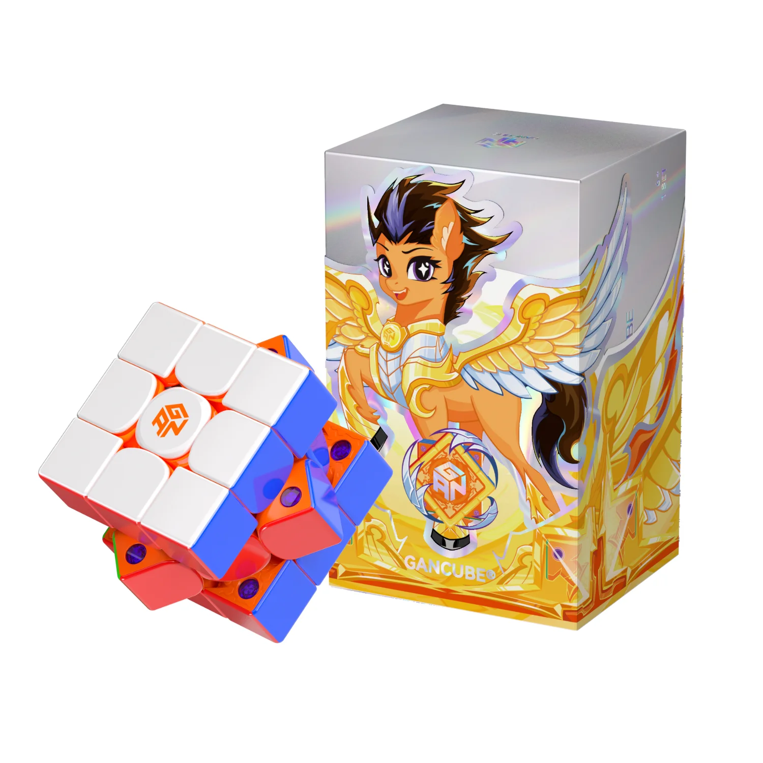 JudyCube] GAN V100 マグレビ UV 3X3 磁気マジックキューブ フィ