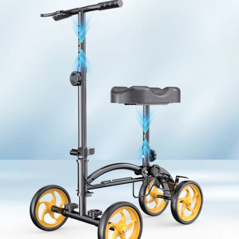 Foot Fracture Walking Aid Knee Scooter Steerable Knee Walker Economical Scooter for Foot Injuries Best Crutches Alternative