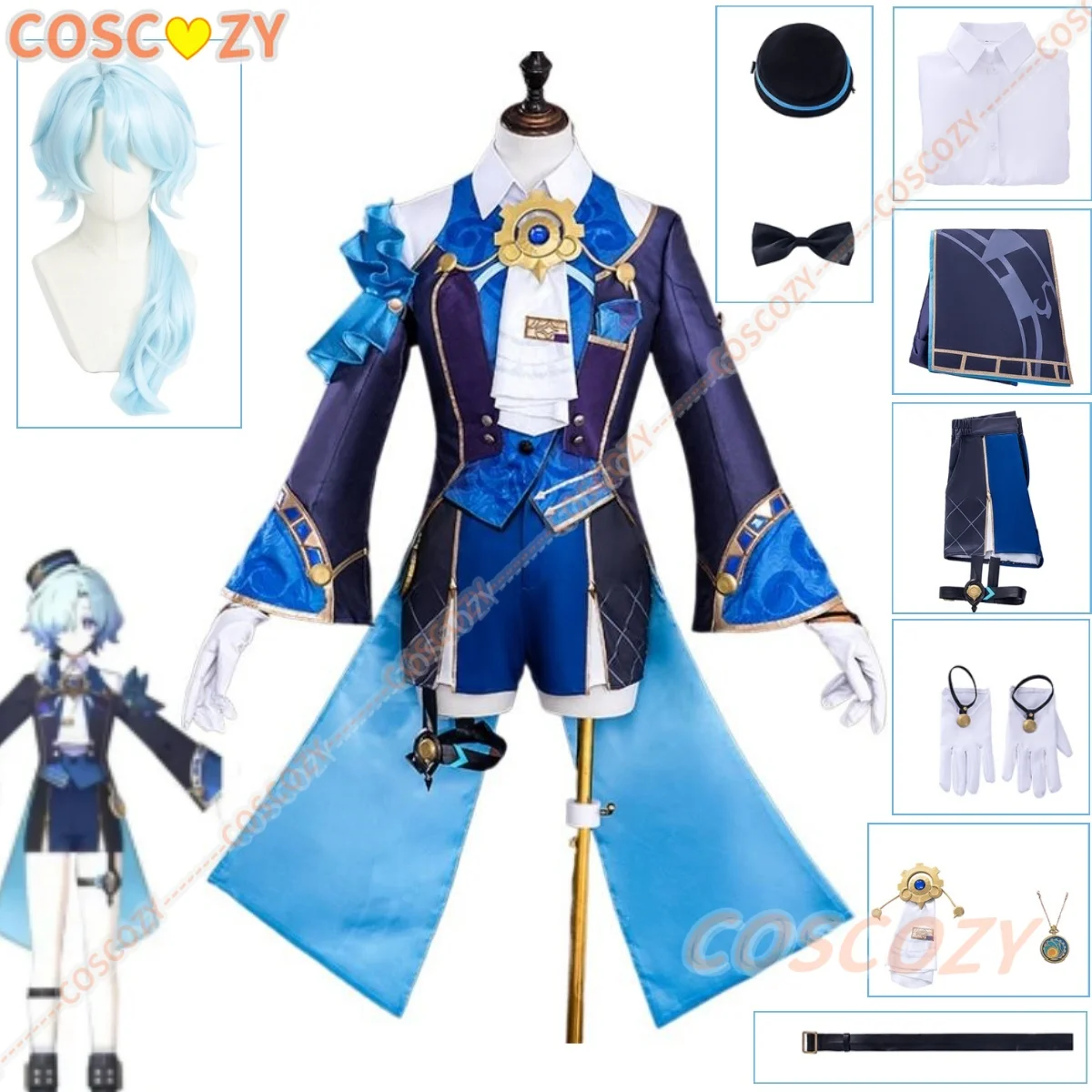 

Honkai: Star Rail Misha Cosplay Costume Wig Galactic Adventurer Mi Sha Battle Uniform Party Uniform Woman Girls Halloween Suits