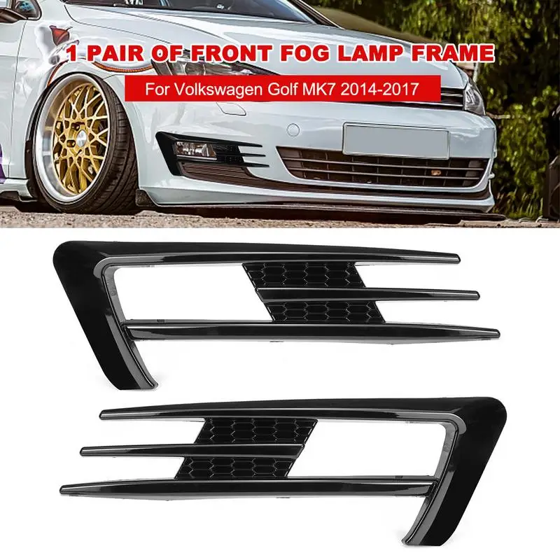 

Car Fog Light Frames Front Bumper Fog Light Lamp Protector Grille Replacement Lamp Frames Lampshades Automobile Accessories