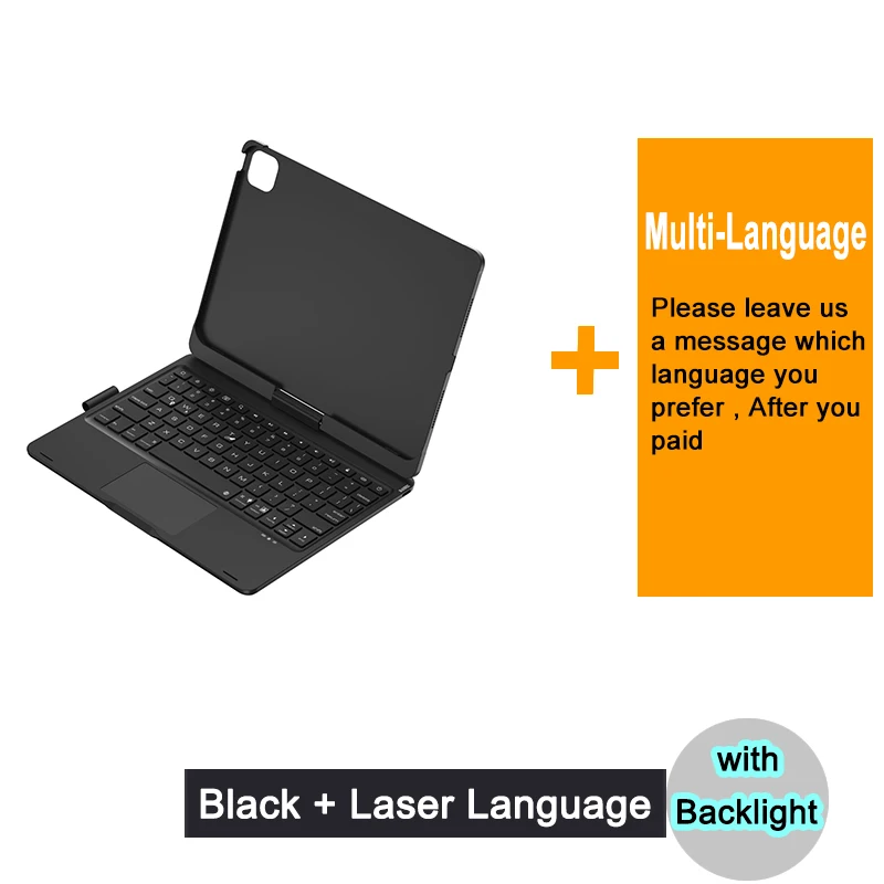 حافظة لوحة المفاتيح السحرية بلوتوث لجهاز iPad الجي...