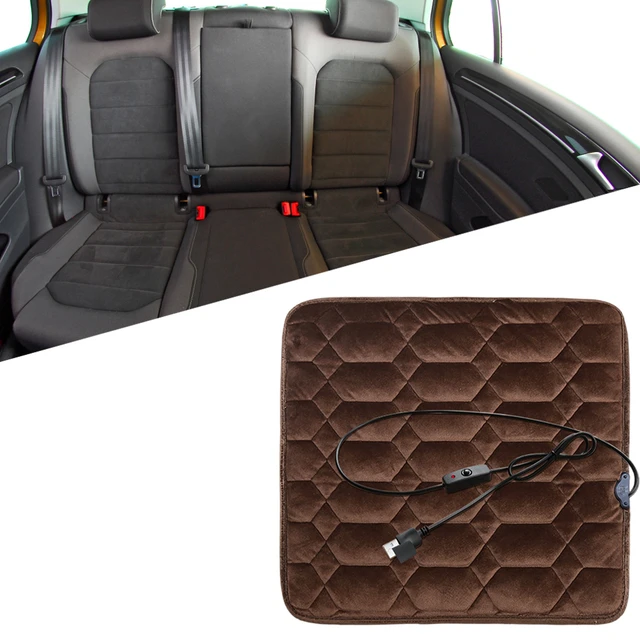 Usb Heated Seat Cushion For Car - 5v Electric Heating Pad, Nonslip