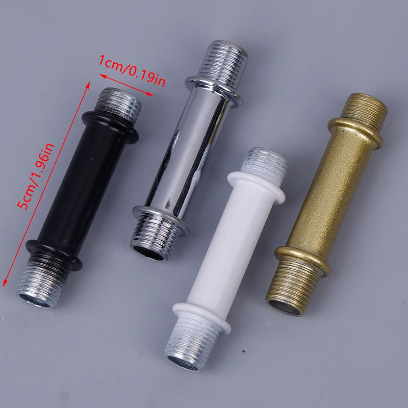10pcs Golden/Silver/Black/White Straight Pipe Lamp Stem Kit-Light Fixture Hardware Replacement Parts