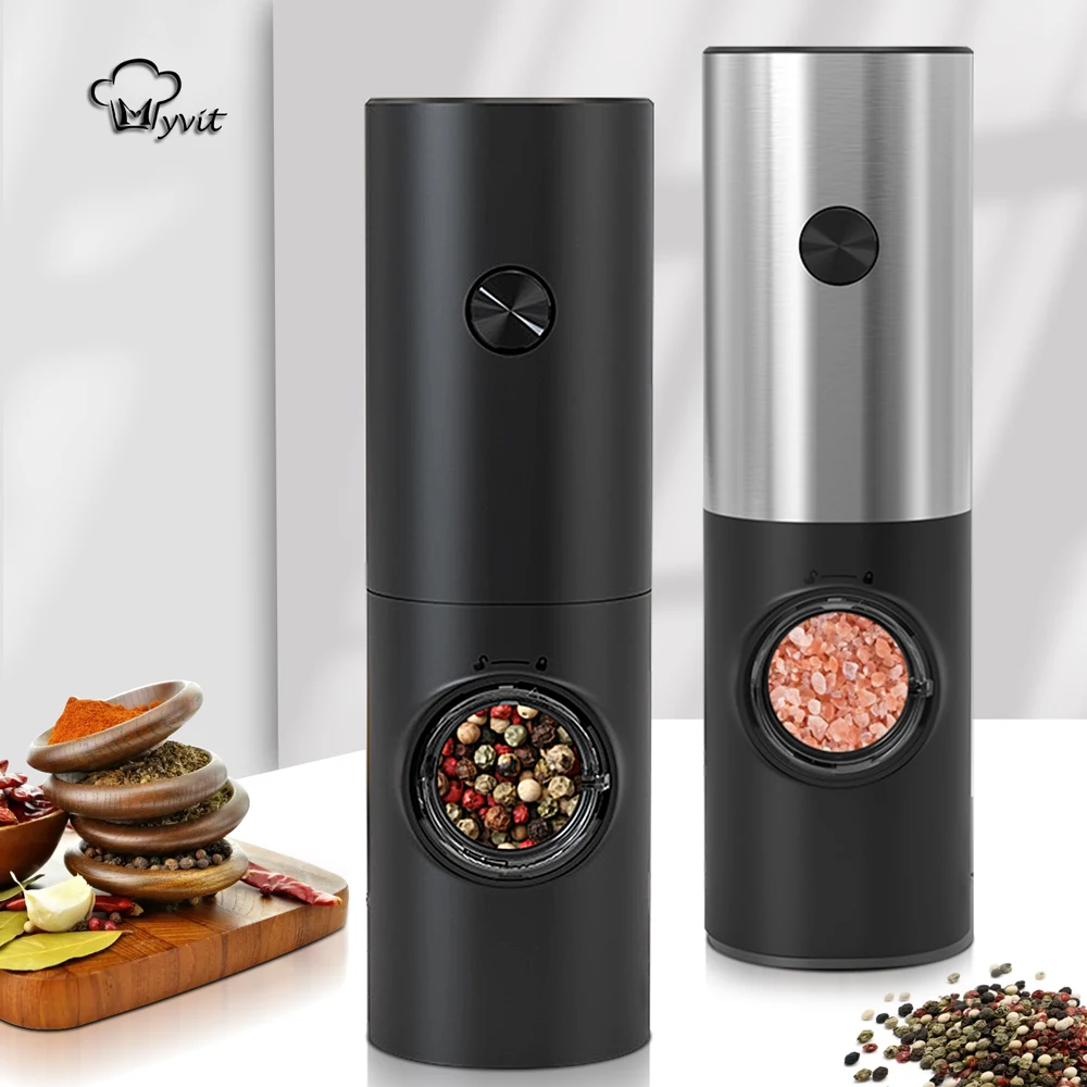 Automatic Electric Salt and Pepper Grinder Shaker Electric Salt Pepper Grinder Shaker Mills