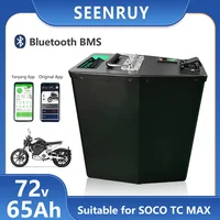 Seenruy super SOCO batterie 72v 65AH remplacement d'origine grande capacité prise en charge de l'extension de capacité de la batterie 1
