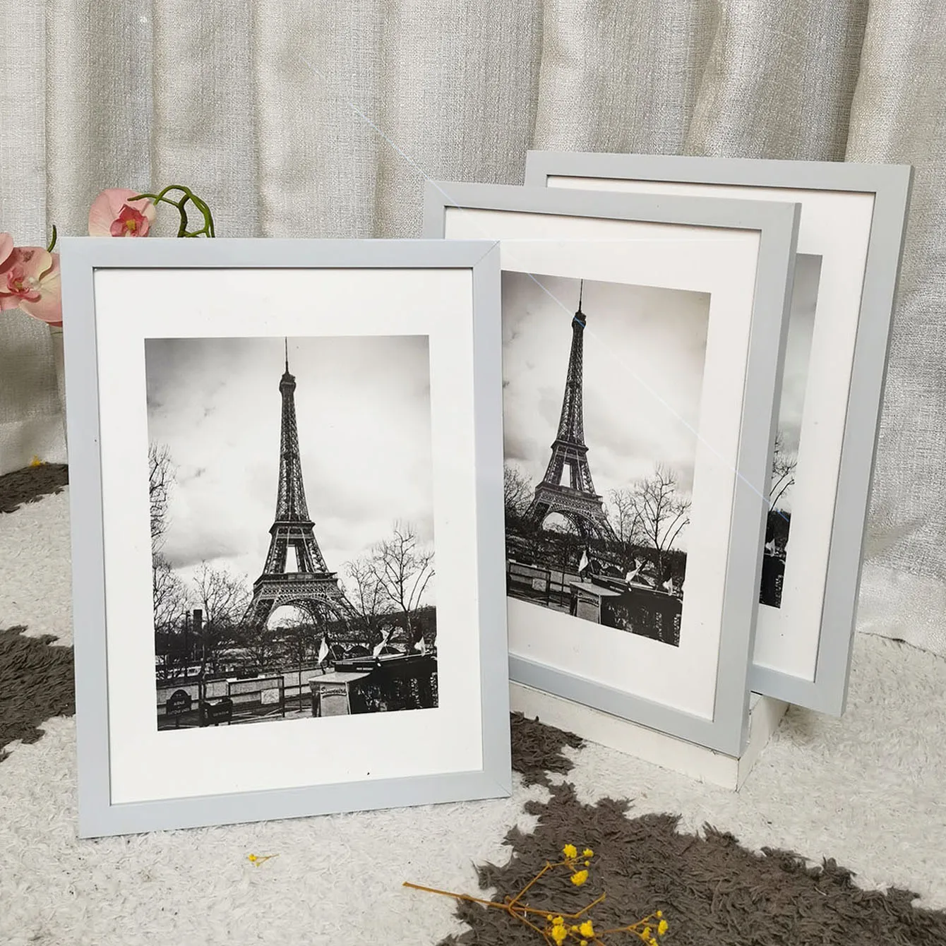3-Pack PVC Photo Frames 2