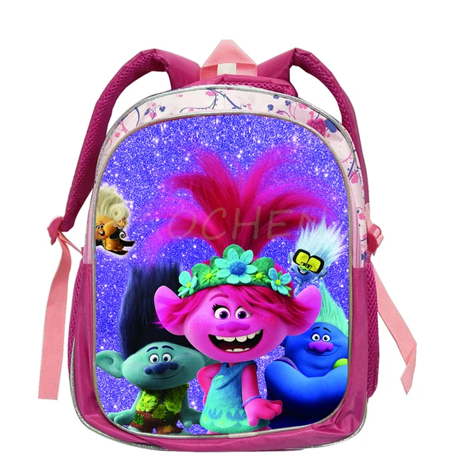 Cartoon Trolls Backpack For Teenagers Girls Anime Dipper Games TV Show  Animal Kindergarten Bags School Gift