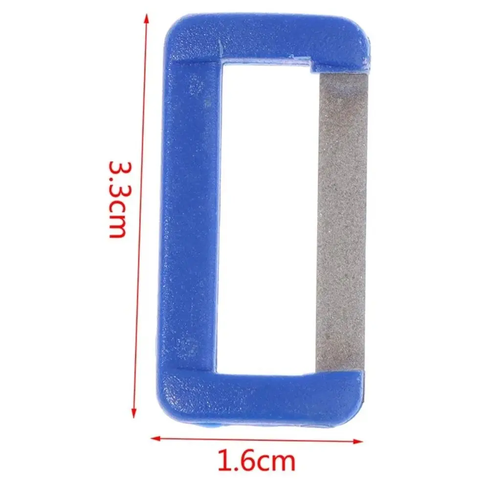 2개입 일회용 치아 연마 스트립 구강 관리 미니 치아 교정 연마 스트립 가벼운 샌드 포함