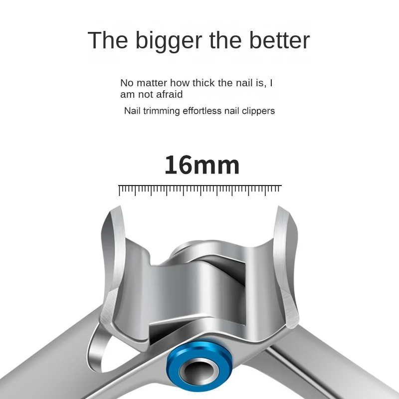 Nail Cutter Stainless Steel Nail Clippers Toenail Fingernail Manicure Trimmer for Thick Nails nail clipper set,manicure nail clipper set,nail clippers kit,nail clipper,nail clippers,toe nail clipper
