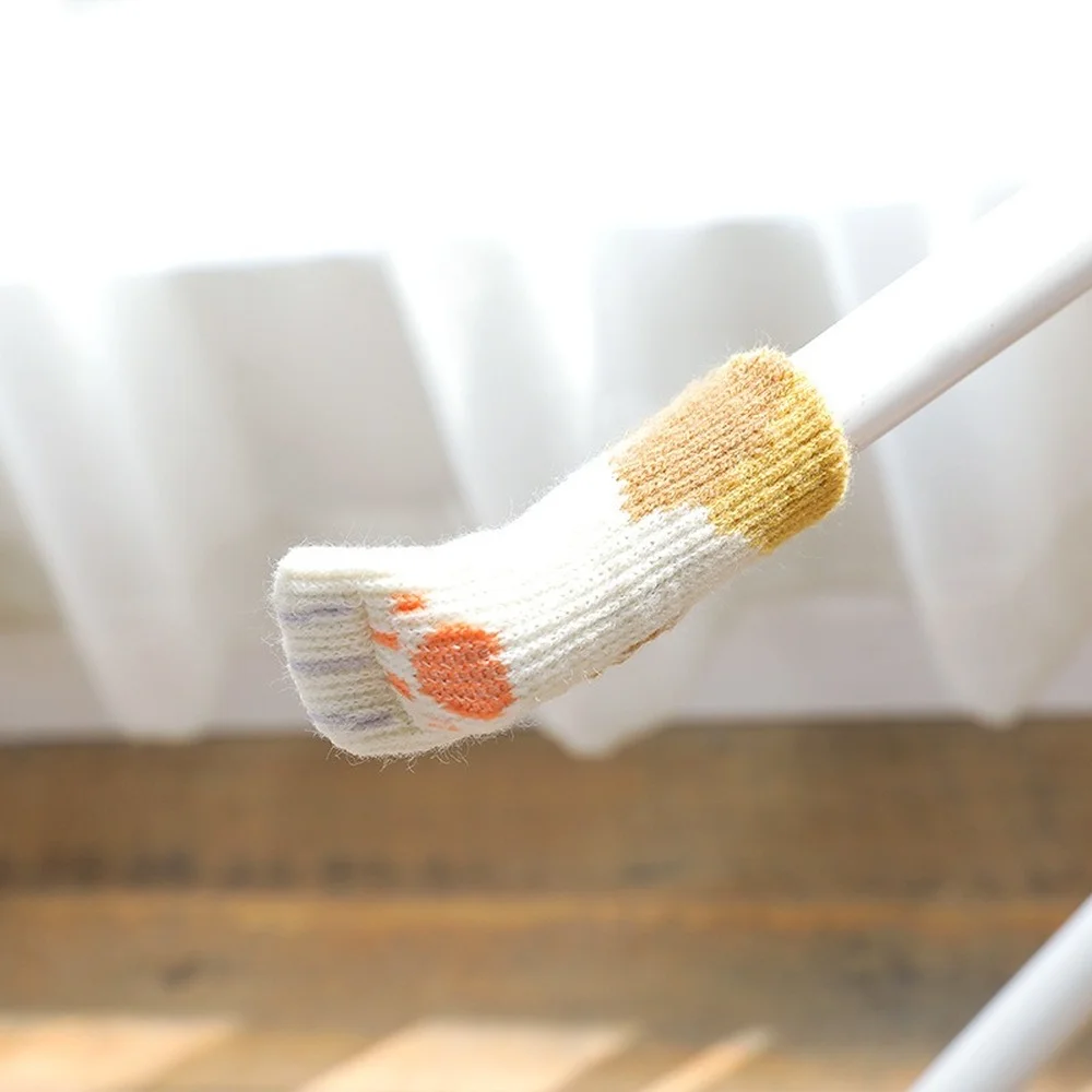 4pcs/lot Anti Slip Mat Bumper Damper Cute Furniture Leg Feet Rug Caps Felt Pads Cat Claw Chair Leg Table Protector