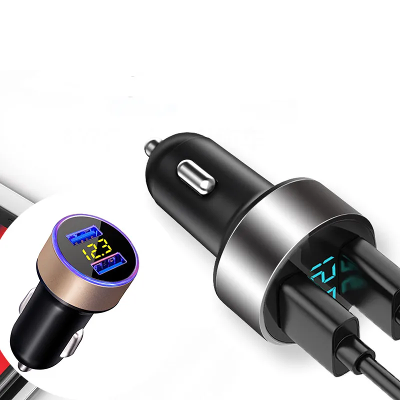 Caricabatterie Per Telefoni Per Auto 2 Porte Ricarica Rapida Usb Per Bmw E82 Peugeot 308 Accessori Seat Leon 2 W201 Zafira B Audi A4 Dodge Calibre