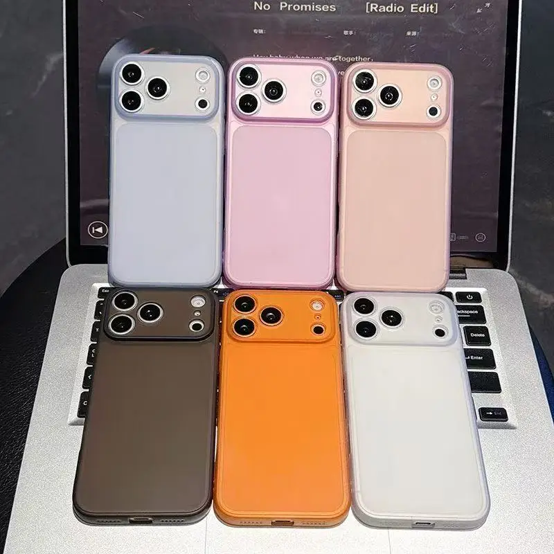 Luxury Ultra Slim Matte Clear Colorful Soft Silicone Phone Case