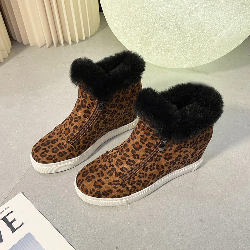 

Однотонные пушистые женские Feetwear, женская зимняя хлопковая обувь, плюшевые теплые зимние сапоги, женские повседневные короткие сапоги на плоской подошве, 2023