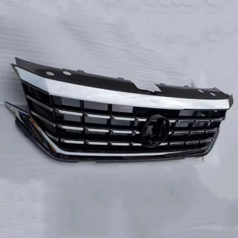 폭스바겐 폭스바겐 파사트 2019 2020 개조형 신형 스타일 자동차 범퍼 그릴용 크롬 그릴 블랙 라디에이터 그릴