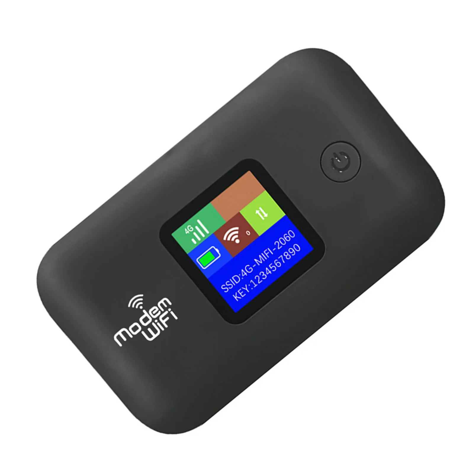Portable 4G LTE Mobile Hotspot Router with SIM Slot - High-Speed 300Mbps Connectivity for Up to 10 Devices, Ideal for Global Travel