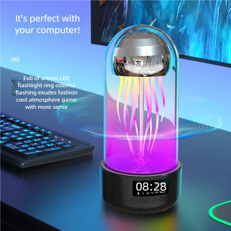 

New Jellyfish Bluetooth Speaker Creative Seven-color Light Octopus Wireless Portable Smart Bluetooth Speakers