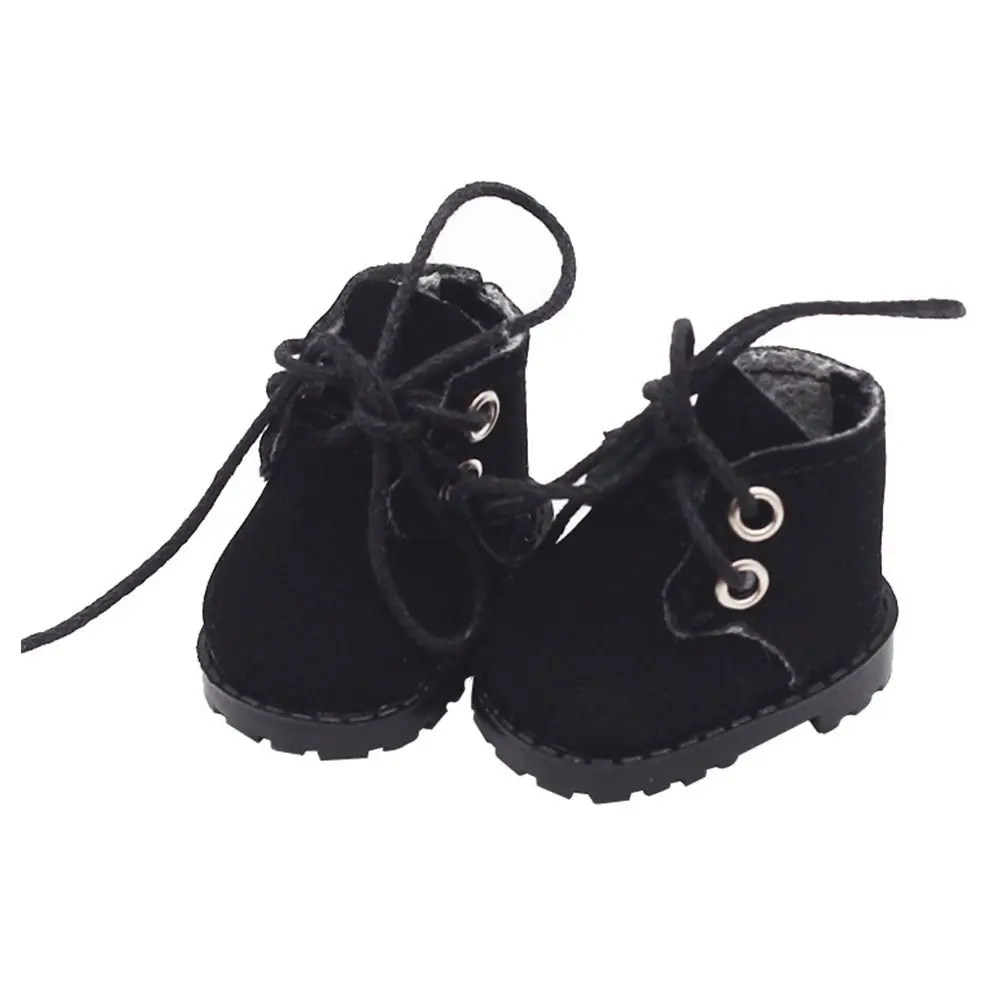 Fashion 3.8CM FOR Shoes Handmade DIY Mini Shoes Replacement Accessories Leather Shoes Cotton