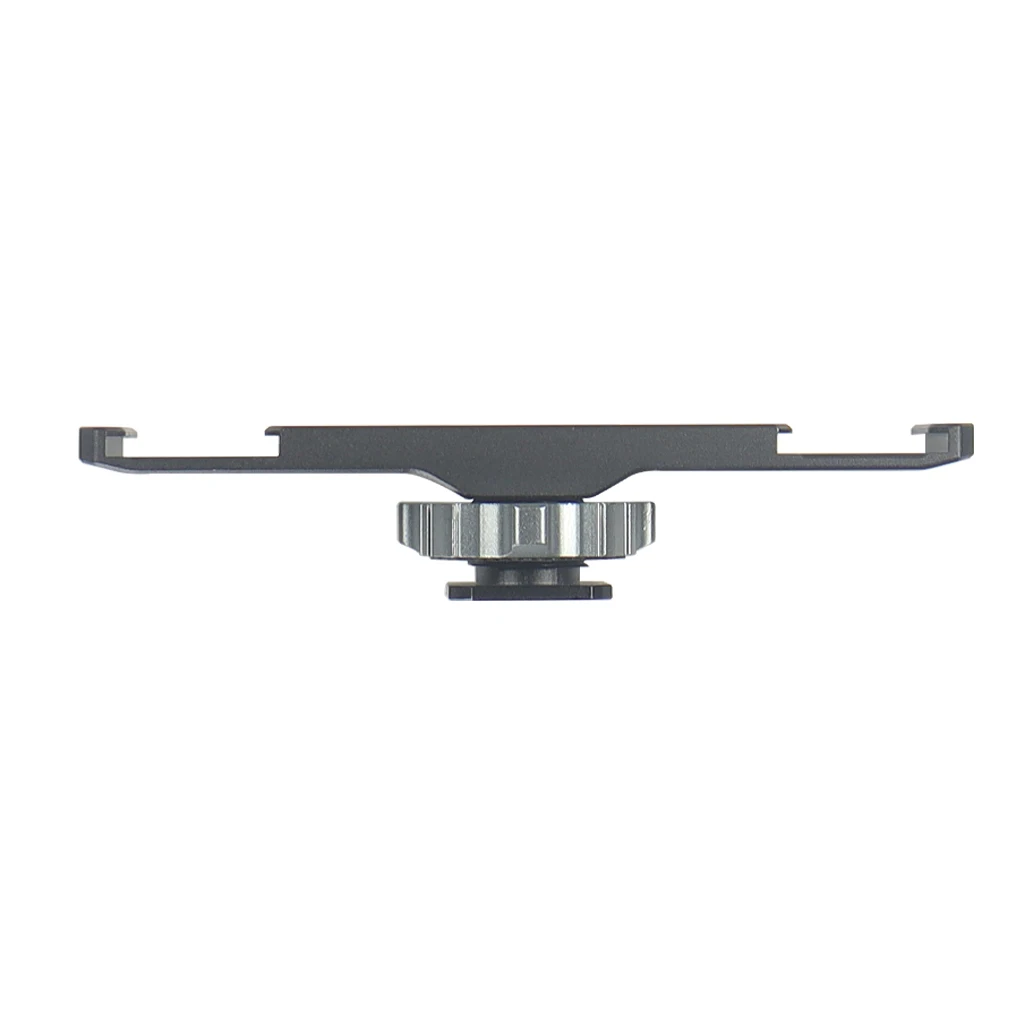 Cold Shoe Mount Adapter Verlängerungsstange Halterung Ständer für Kamera Handy Vlog Video Licht Triple Hot Shoe Plate Mount – Detail 7