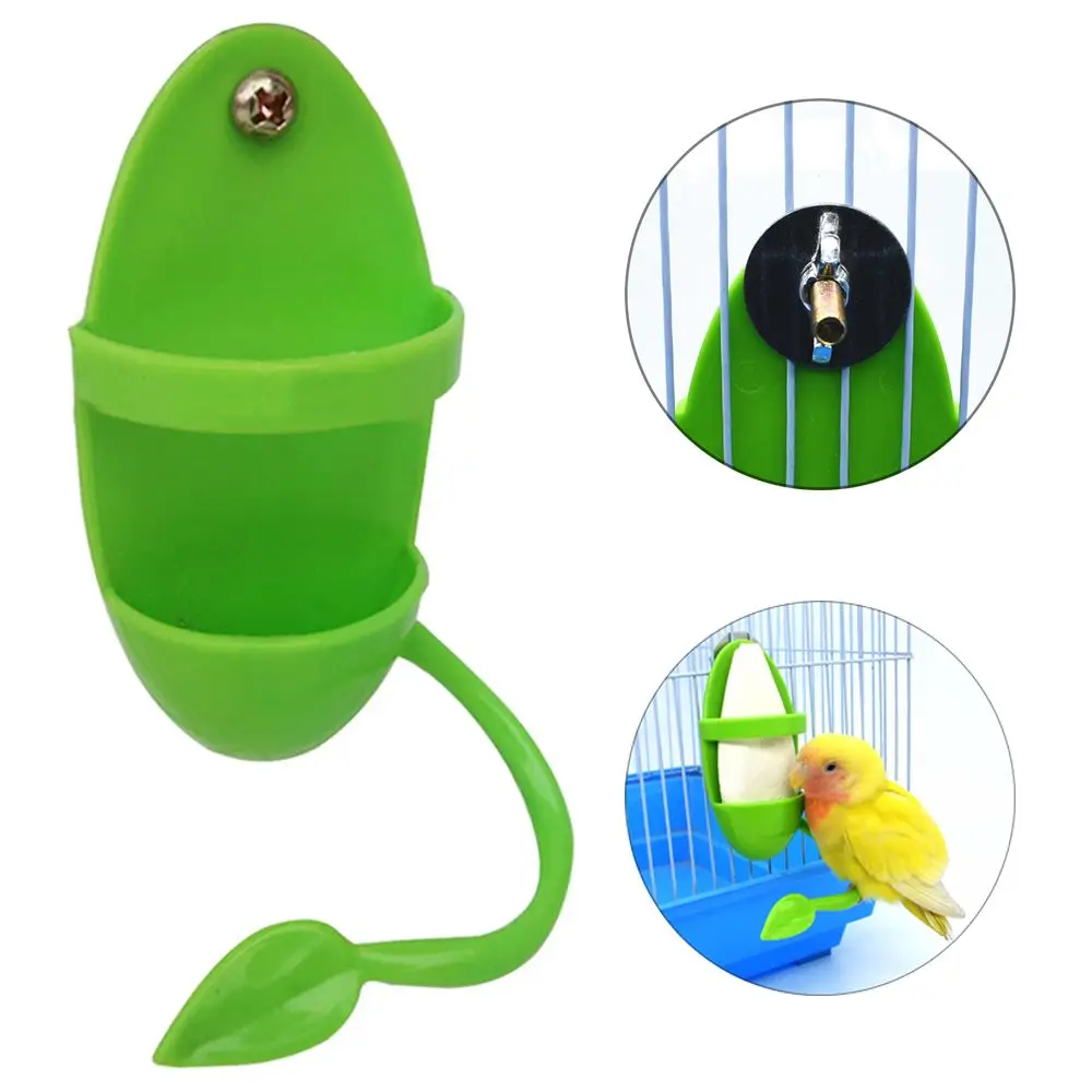 Durable Plastic Parakeet Parrot Feeder Cage Hammock Hanging Swings