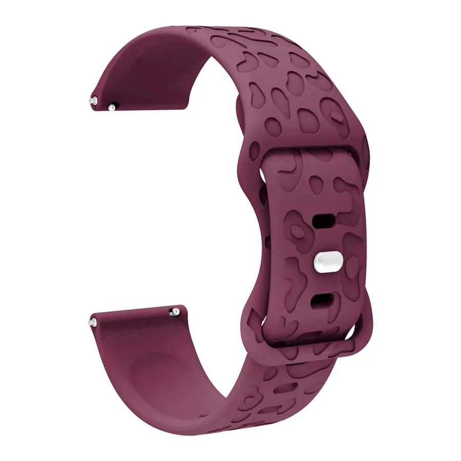 Engraved Silicone Smart Watch Replacement Wristband Bracelet