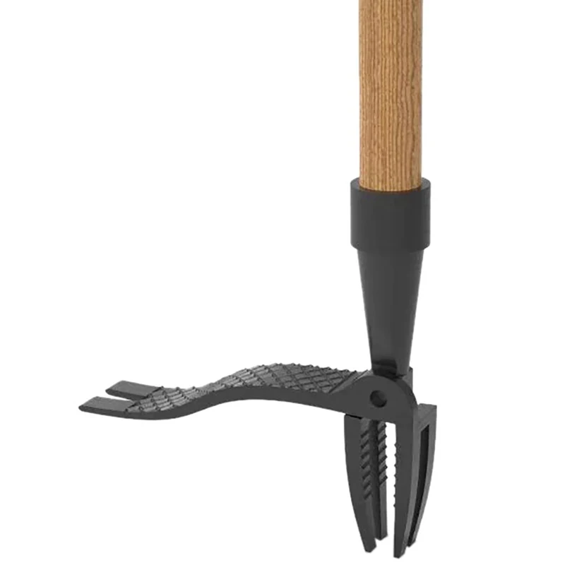 Stand Up Weed Puller Claw Aluminum Alloy Manual Weeding Head Replacement Garden Digging Grass Shovel Tool Root Remover No Pole 3