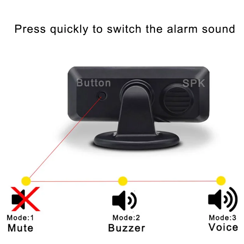 Parking Sensor Kit 4 6 8 Vehile Reversing Front and Rear Car Backup Radar