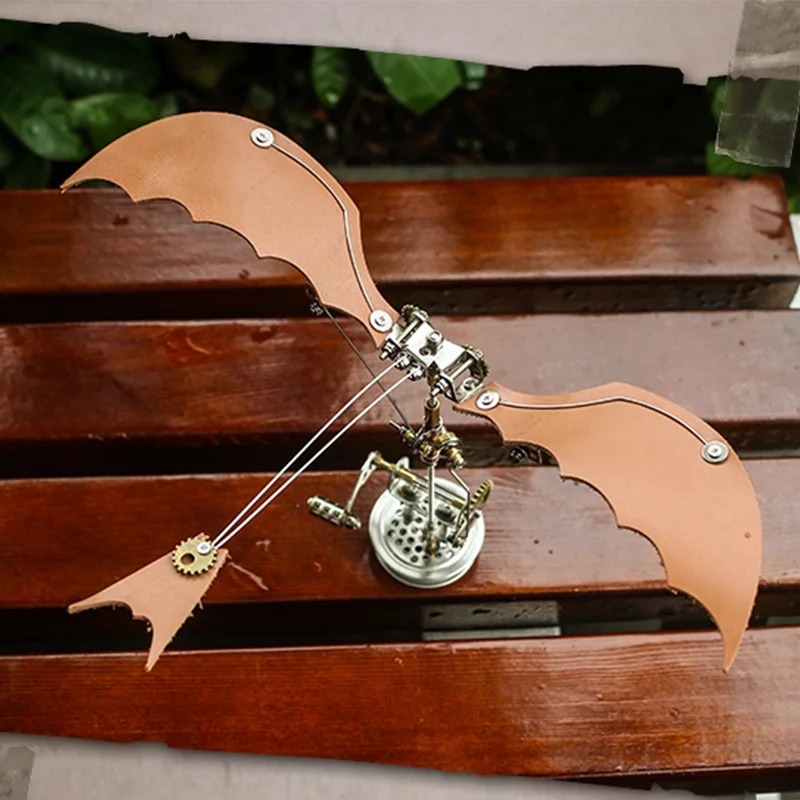 Mechanical Party DIY Punk 3D Dragon Wing Metal Assembly Model