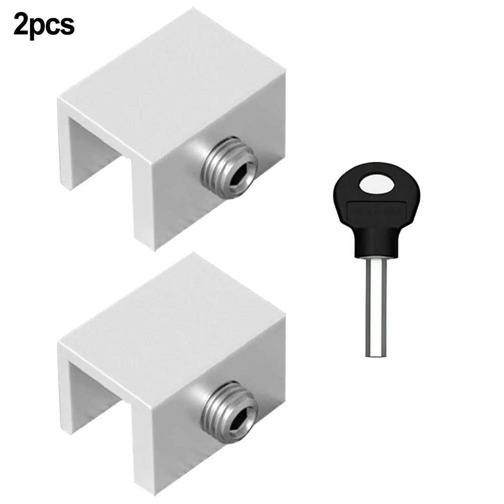 Window Lock 2pc Adjustable Safety Locks For Kids And Pets Anti-theft Non Punch Sliding Window Hardware
