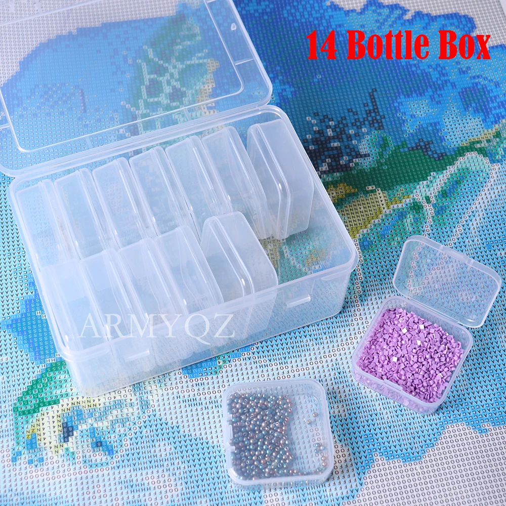 5D Diy Diamond Painting Tools Diamond Jewelry Box Rhinestone Embroidery  Crystal Bead Storage Box Accessories Container - AliExpress