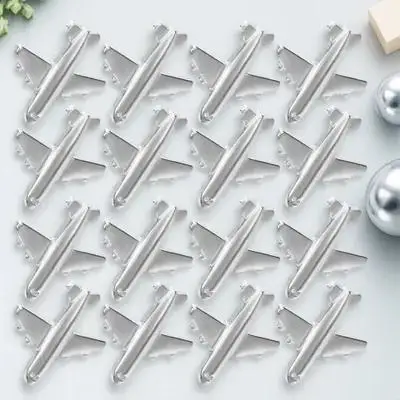 30Pcs 금속 비행기 푸시 핀 압정 귀여운 장식 핀 게시판 사진 노트 지도 사무실 비행기 핀