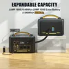 3096Wh Solar Generator with 200W Solar Panel & Extra Battery Included, 1800W (Peak 3600W) LiFePO4 Battery Power Station 4