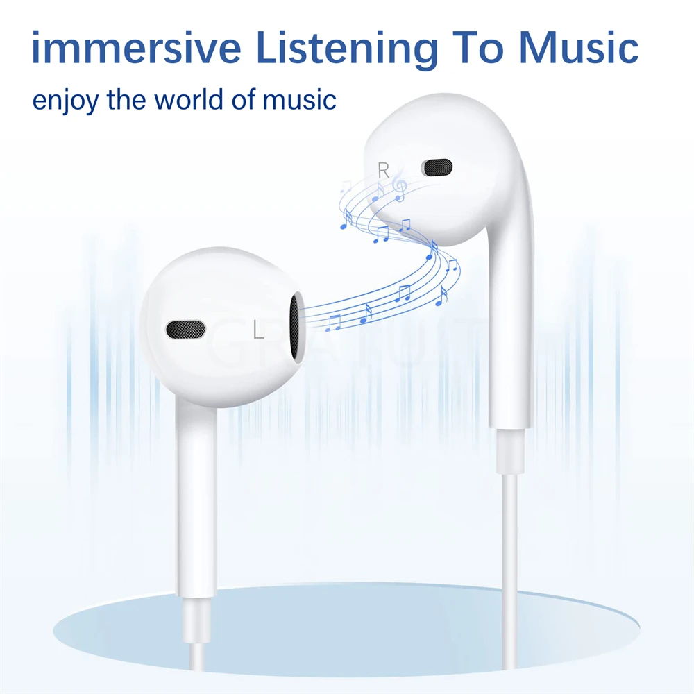 Original Wired Earphones For Xiaomi Mi 13 Ultra 12T Pro Type C Headphones For Redmi Poco Huawei Samsung Earbud Handsfree Headset 2