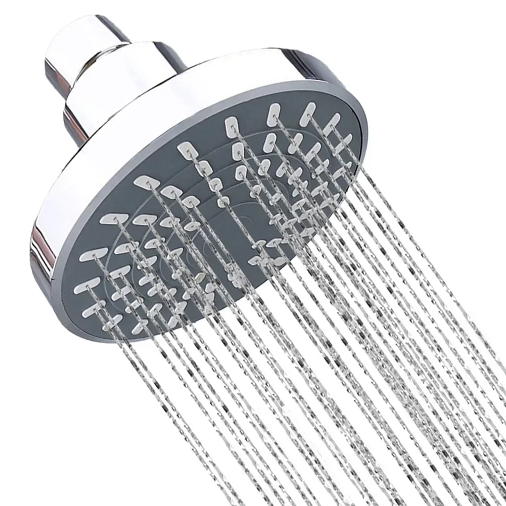 High Pressure Chrome Shower Head Sprayer, Adjustable Rainfall, Wall-Mounted, Bathroom Fixture, Faucet Accessories