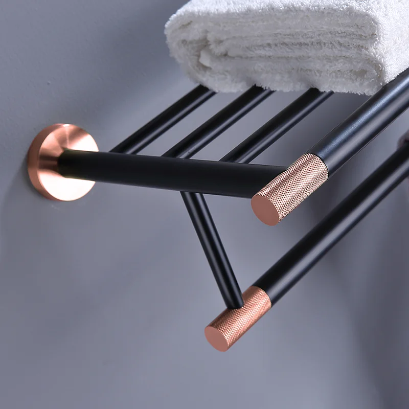 Bathroom Accessories Towel Rack Shelf Ring Toilet Brush Holder Paper Holder Robe Hook Soap Dish Bathroom Hardware