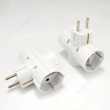 1pcs Multiple Power Outlet Eu Standard Multi Plug 3 Way Euro European Multiple Converter Plug Adapter.jpg