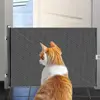 Pet Accessories Guard Retractable Fence Gate Barrier Universal Pet Network Fence Folding Black Child Barrier Fences Stairs