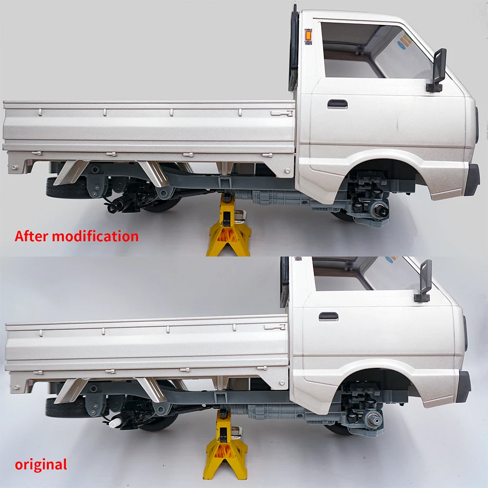 MIBIDAO 4 Stück 5 mm bis 7 mm/5 mm bis 12 mm Aluminiumlegierung Sechskant-Radnabenadapter, Umwandlung für SCX24 auf WPL D12 1/10 RC-Autoteile – Detail 13