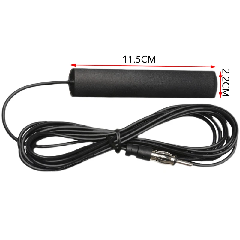 FM AM car patch radio shortwave antenna refitted navigator signal intensifier vehicle antenna 78-108MHz 3m cable