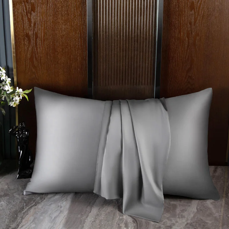 

Comfort Natural Mulberry Silk Pillowcase Hidden Zipper Real Silk pillowcase Solid Color Multi-Size Pillowcase 40x60cm 50x90cm