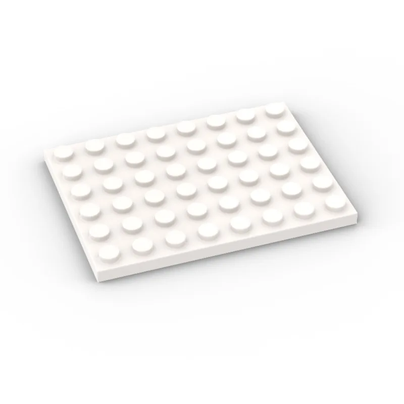 20Pcs MOC 부품 3036 플레이트 6x8 호환 벽돌 DIY Assmble 빌딩 블록 입자 어린이 퍼즐 두뇌 장난감 생일 선물