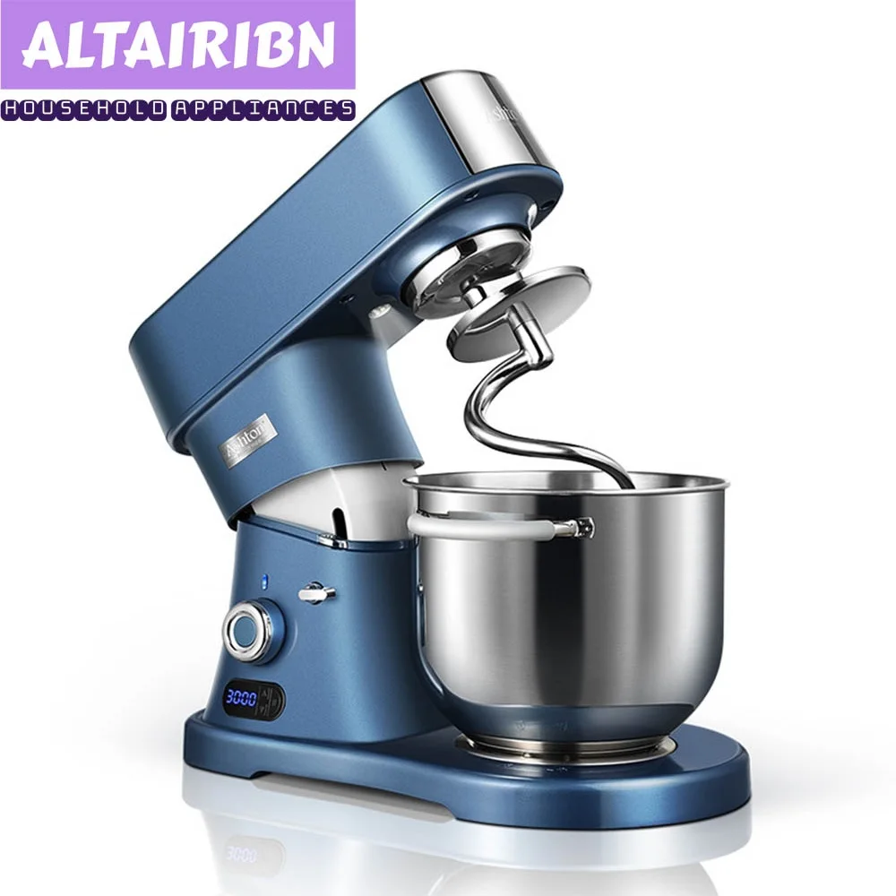 Stand Mixer 6.5L 1500W 6-Speed Tilt-Head Food Mixer with Stainless