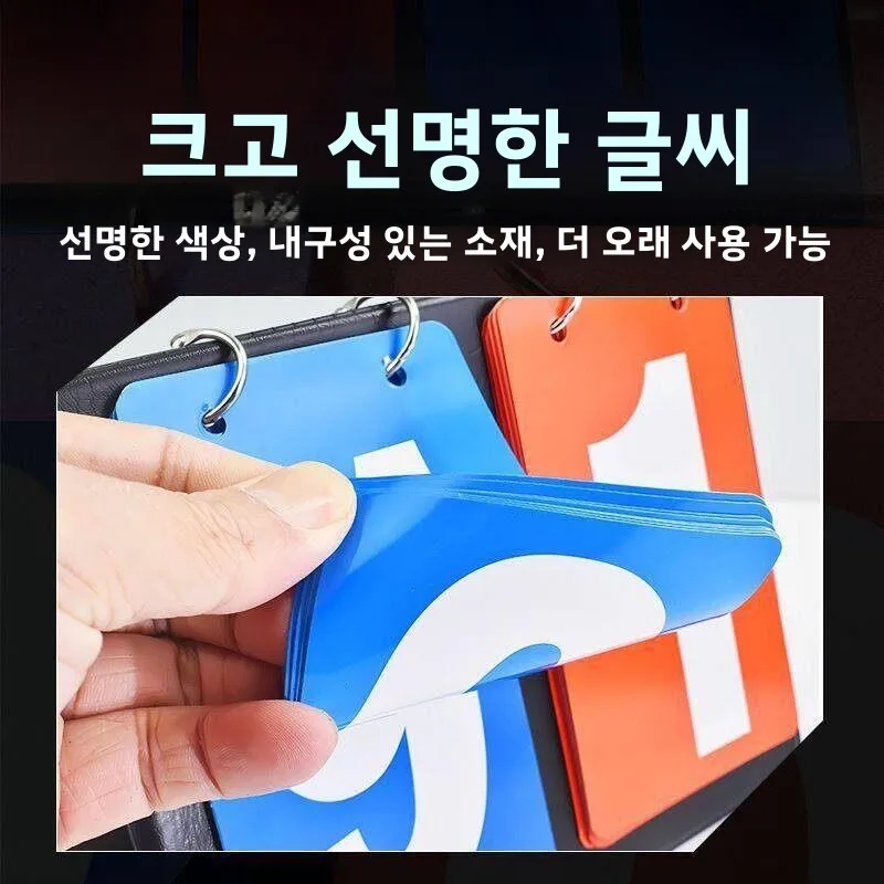 관디안 카드 게임 대회용 전문 점수판, 치엔주 특별 소품 플립 카드 점수판