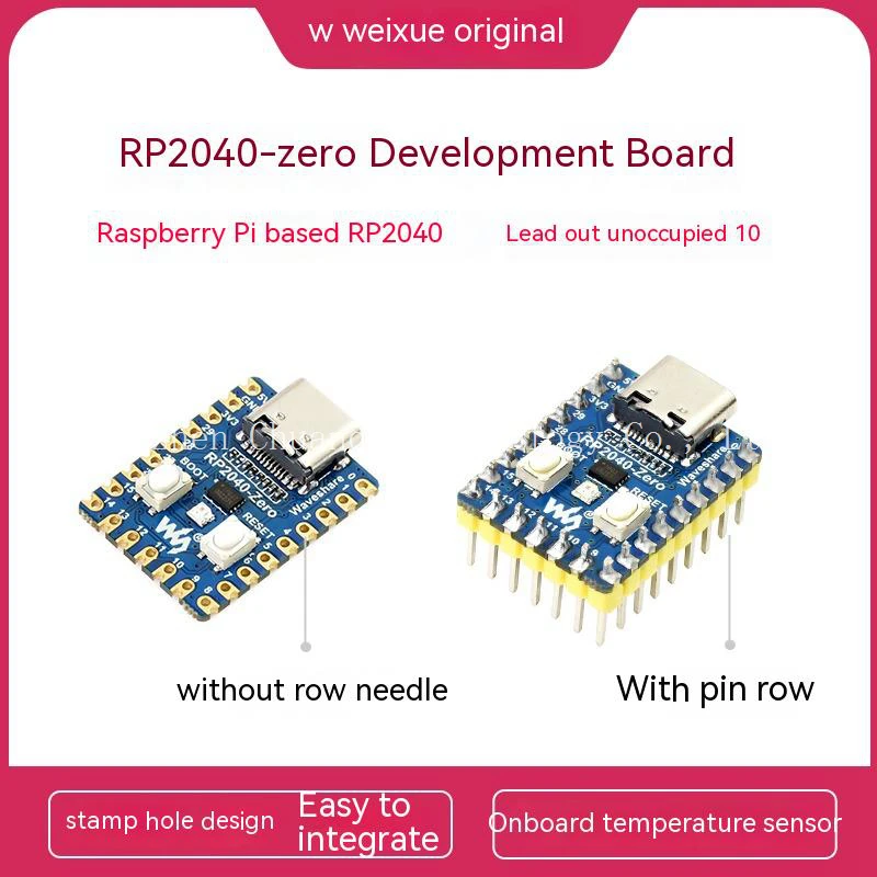 Raspberry Pi Rp2040 Zero Microcontrollore Pico Development Board Rp2040 Processore Dual Core