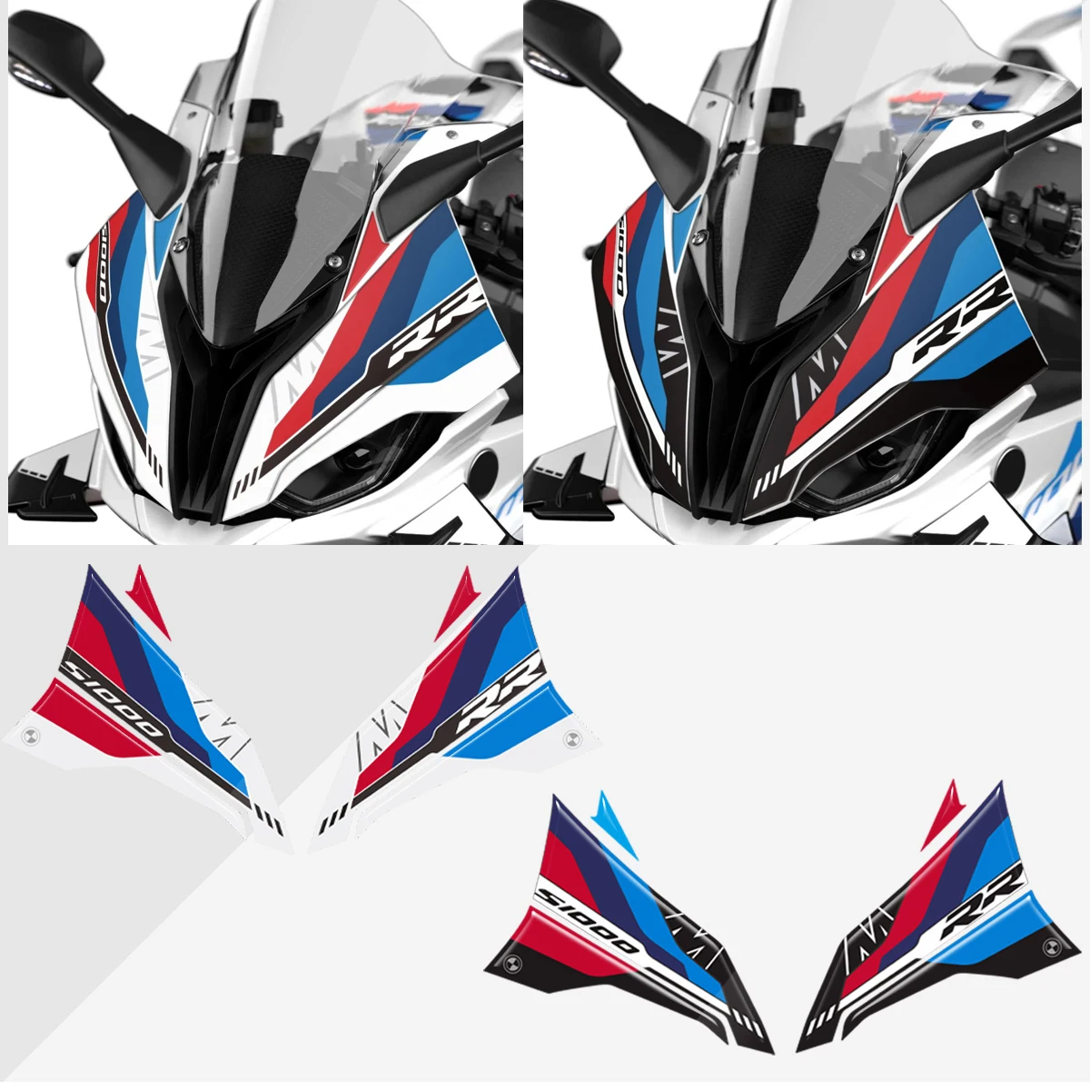 

2024 M Motorsport For BMW S1000RR S1000 RR M1000RR 2019 2020 2021 2022 2023 Front Fairing Protection Kit 3D Gel Paint Protector