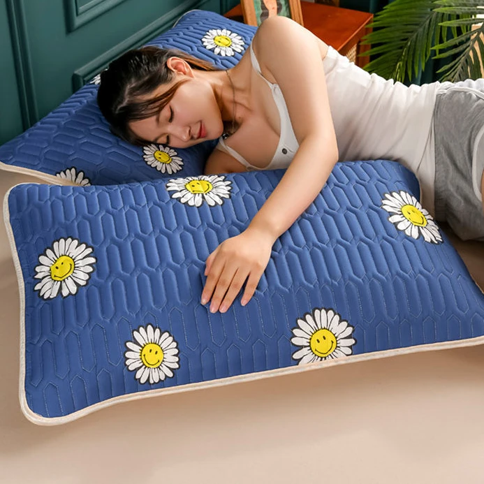 Nordic Waterproof SweatProof DoubleLayer Pillowcase Latex Pillowcase